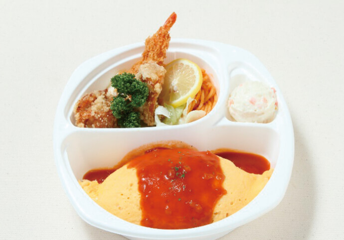 Omurice Western lunch box